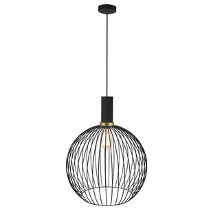 Noah Hängelampe Stahl schwarz-gold E27 Ø450 mm