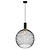 Noah zwart en goud hanglamp 1xE27 D450xH550