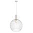 Fantasia Fantasia Noah pendant lamp in white and gold, steel housing, E27 fitting, diameter 350 mm, height 440 mm, IP20