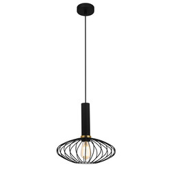 Fantasia OONAH Kugel-Pendelleuchte Ø290mm schwarz/gold