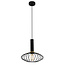 Fantasia Fantasia OONAH kugelförmige Pendelleuchte Ø290mm x H300mm, schwarz/gold, Fassung E27, 3m schwarzes Stoffkabel