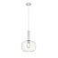 Fantasia Lámpara colgante Oonah de acero blanco/dorado, casquillo E27 (máx. 60W, bombilla no incluida), Ø25 x H36 cm, cable de 3 m