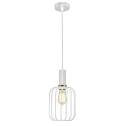Oonah pendant lamp E27 white/gold, Ø160 x H320 mm, 3m fabric cable