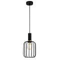 Fantasia Noah hanglamp in zwart met gouden binnenkant, diameter 160 mm, hoogte 320 mm, E27 fitting, 3 meter stoffen kabel, IP20