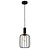 Fantasia Noah Pendelleuchte schwarz/gold, E27-Fassung, D160xH320 mm, IP20
