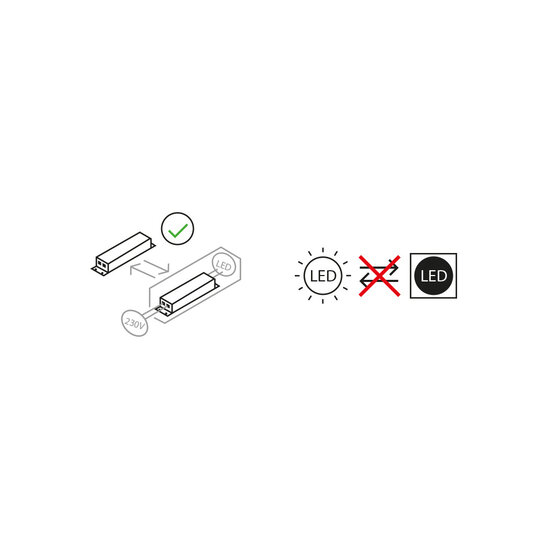 Lampe de table dimmable Annie noir LED 37W 1295Lm SMD LED 3000K ø800mm