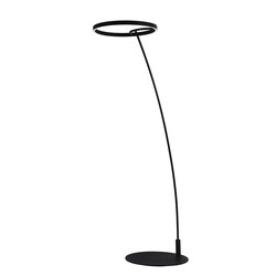 Gigi staande lamp met zwarte zwevende ring 34W