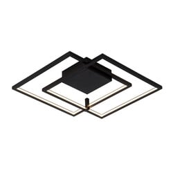 Nori LED wall and ceiling lamp black 42W 3000K dimmable