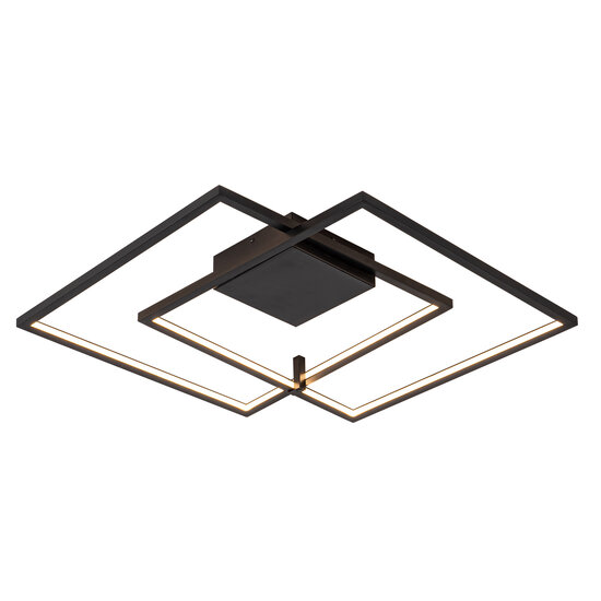Fantasia Fantasia Kota grote wand- en plafondlamp LED 56W 3000K zwart dimbaar