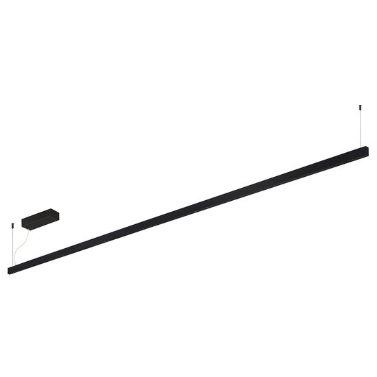 Fantasia Fantasia Bardot große LED Pendelleuchte, 2400mm breit, 51W LED, 3000K warmweiß, dimmbar, mattschwarz