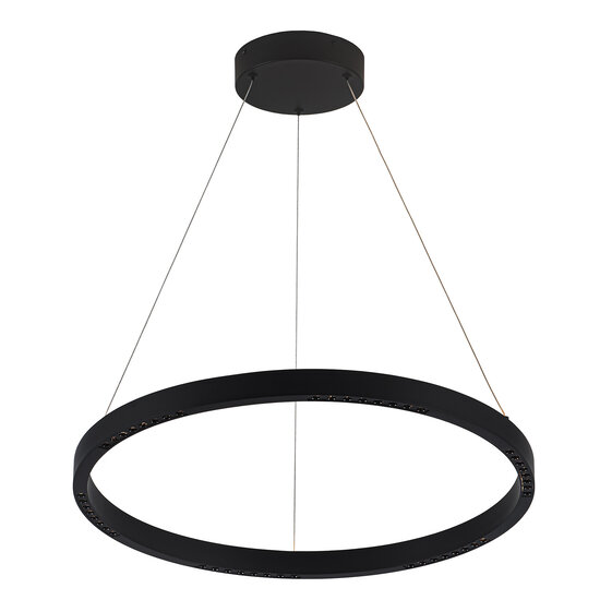 Fantasia Fantasia Bardot round pendant lamp LED 41W 3000K matte black dimmable