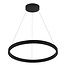 Fantasia Fantasia Bardot lámpara colgante redonda LED 41W 3000K negro mate regulable