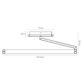 Bardot Deckenleuchte LED 29W 3000K schwarz Ø600mm