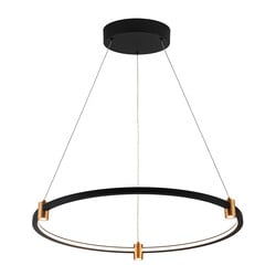 Fantasia Trendsy LED Pendant Light 37W Horizontal Ø600mm Black/Gold