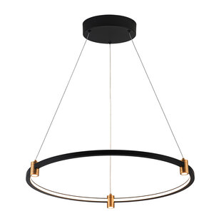 Fantasia Trendsy lámpara colgante LED 37W horizontal Ø600mm negro/oro
