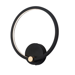 Fantasia Magico round wall light black and gold Ø320 mm