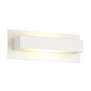 Fantasia Dina wandlamp satijn wit R7s 118mm 10W LED dimbaar