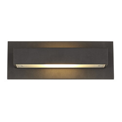 Dina Wandleuchte schwarz R7s 118mm 10W LED dimmbar WW