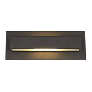 Dina wandlamp zwart R7s 118mm 10W LED dimbaar WW