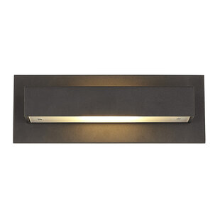 Dina Wandleuchte schwarz R7s 118mm 10W LED dimmbar WW