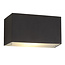 Fantasia Fantasia Floris applique murale noire, 140mm, aluminium, douille G9 avec LED 2,5W blanc chaud, dimmable, IP20