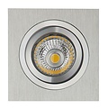 Fantasia Fantasia Zoom I Einbaustrahler aus Aluminium, GU10 5W LED (2700K), dimmbar, Leuchtmittel inklusive, 95x95 mm