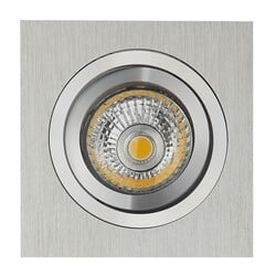 Zoom I recessed spotlight aluminium GU10 5W LED dimmable incl.