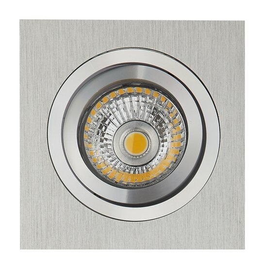 Fantasia Fantasia Zoom I inbouwspot van aluminium, GU10 5W LED (2700K) dimbaar, lichtbron inbegrepen, 95x95 mm