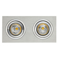 Mozes I Einbaustrahler ALU 2x 5W LED GU10 dimmbar inkl.