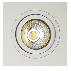Mozes I white recessed spotlight 1x 5W LED GU10 dimmable incl.