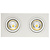 Mozes I white recessed spotlight 2x 5W LED GU10 dimmable incl.