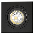 Spot encastrable Mozes I noir 1x 5W LED GU10 dimmable incl.