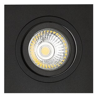 Mozes I zwarte inbouwspot 1x 5W LED GU10 dimbaar incl.