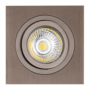 Mozes I bronze recessed spotlight 1x 5W LED GU10 dimmable incl.