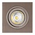 Mozes I brons inbouwspot 1x 5W LED GU10 dimbaar incl.