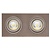 Mozes I bronze recessed spotlight 2x 5W LED GU10 dimmable incl.