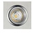 Spot encastrable Mozes II ALU 1x 5W LED GU10 dimmable incl.