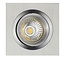 Fantasia Fantasia ZOOM II inbouwspot in aluminium, GU10 fitting, 5W LED dimbaar, 2700K warm wit licht, 95x95mm