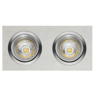 Mozes II Einbaustrahler ALU 2x 5W LED GU10 dimmbar inkl.