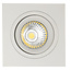 Mozes II white recessed spotlight 1x 5W LED GU10 dimmable incl.