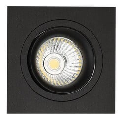 Zoom II Einbaustrahler schwarz, GU10 5W LED dimmbar inkl.