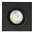 Mozes II schwarzer Einbaustrahler 1x 5W LED GU10 dimmbar inkl.