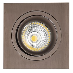 Einbaustrahler Mozes II bronze 1x 5W LED GU10 dimmbar inkl.