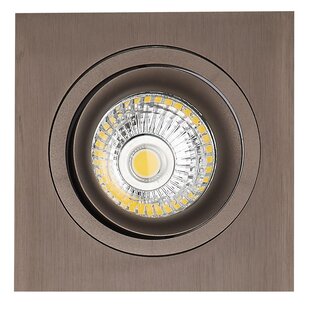 Foco empotrable Mozes II bronce 1x 5W LED GU10 regulable incl.