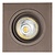 Mozes II brons inbouwspot 1x 5W LED GU10 dimbaar incl.