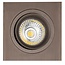 Mozes II bronze recessed spotlight 1x 5W LED GU10 dimmable incl.