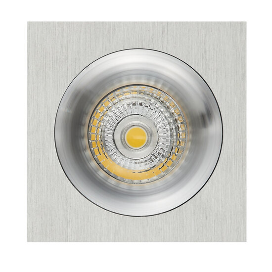 Fantasia Spot encastrable Fantasia Mozes III en aluminium avec douille GU10 et LED 5W dimmable