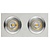 Foco empotrable Mozes III ALU 2x 5W LED GU10 regulable incl.