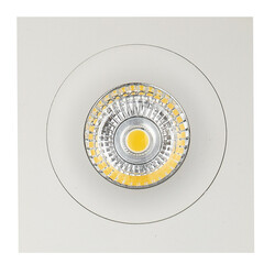 Zoom III recessed spotlight white aluminium GU10 dimmable