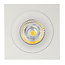 Mozes III white recessed spotlight 1x 5W LED GU10 dimmable incl.